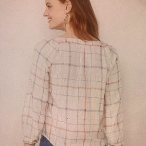 Lauren Conrad Button- front top